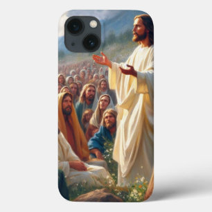 Jesus Christus predigt den Massen Case-Mate iPhone Hülle