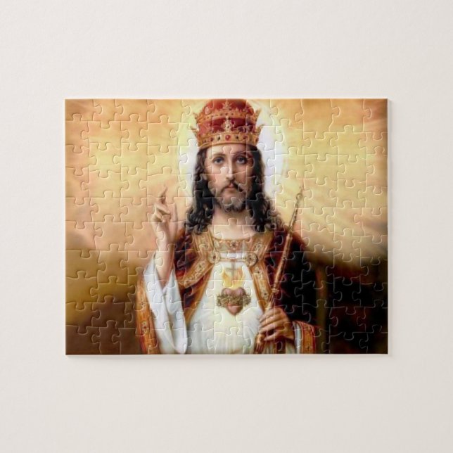 "Jesus Christus, Puzzle des Königs" (Horizontal)