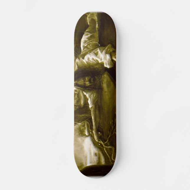 Jesus Christus-Qual im Garten von Gethsemane Skateboard (Vorderseite)