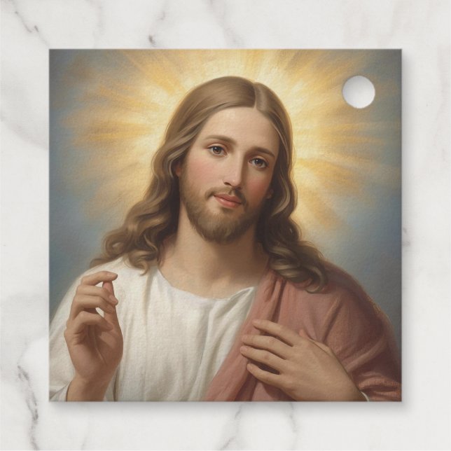 Jesus Christus - Religiöse Anlässe Geschenkanhänger (Rückseite)
