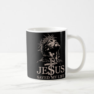 Jesus Christus rettete das Leben eines Mannes, chr Kaffeetasse