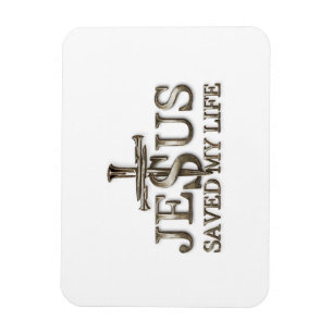 Jesus Christus Rettete mein Lebensgeschenk für Fra Magnet