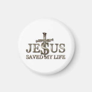 Jesus Christus Rettete mein Lebensgeschenk für Fra Magnet