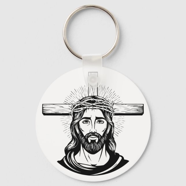 Jesus Christus Schlüsselanhänger (Vorderseite)