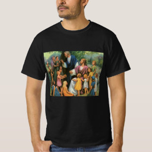 Jesus Christus segnet Kinder, Vintage Religion T-Shirt