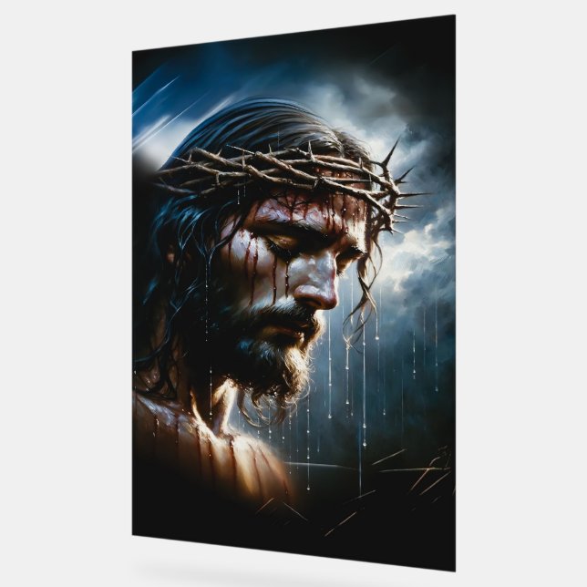 Jesus Christus Sohn Gottes Acrylschild (Winkel)
