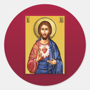 Jesus Christus Sohn Gottes neu Runder Aufkleber