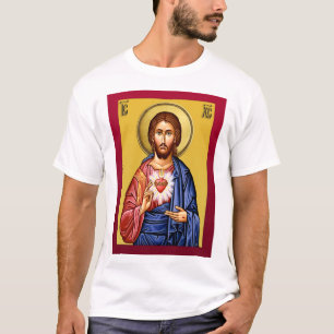 Jesus Christus Sohn Gottes neuer rot T-Shirt
