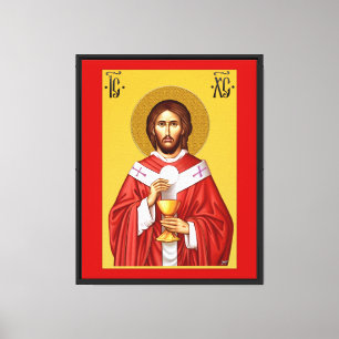 Jesus Christus Sohn Gottes Schlüsselanhänger Leinwanddruck
