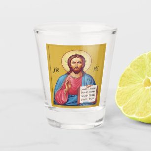 Jesus Christus Sohn Gottes Schnapsglas