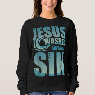 Jesus Christus spendet Jesus abgewaschen Sweatshirt