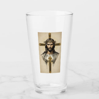 Jesus Christus Spiritueller Kunst Glasbecher Glas