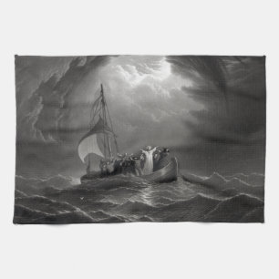 Jesus Christus Stills der Tempest Küchentuch