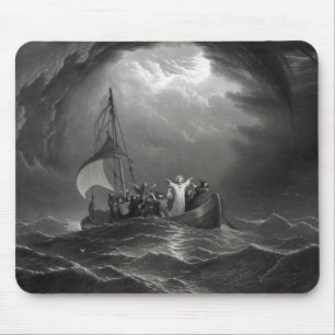 Jesus Christus stillt den Sturm Mousepad