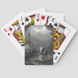 Jesus Christus stillt den Sturm Spielkarten