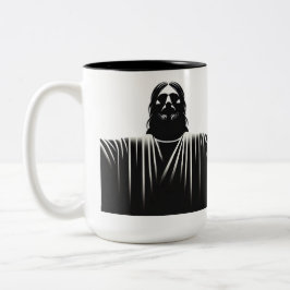 Jesus Christus stoisch Zweifarbige Tasse