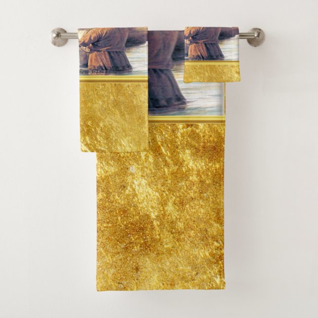 Jesus Christus Taufe Bild eins Badhandtuch Set (Insitu)