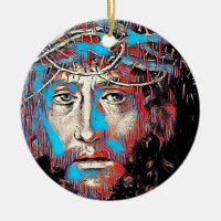 Jesus Christus trägt Abstrakte Kronenmalerei