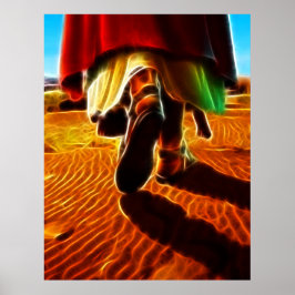 Jesus Christus trägt mich in seinen Armen Poster