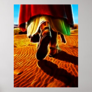 Jesus Christus trägt mich in seinen Armen Poster