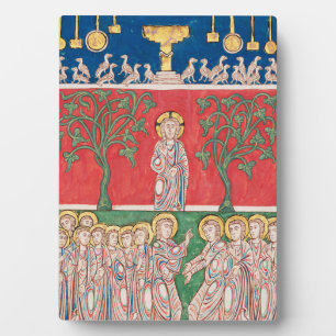Jesus Christus und 12 Apostel Fotoplatte