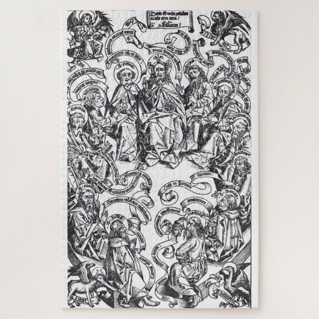 Jesus Christus und 12 Apostel Puzzle (Vertikal)