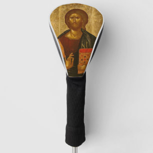 Jesus Christus und das Evangelium orthodoxe Symbol Golf Headcover