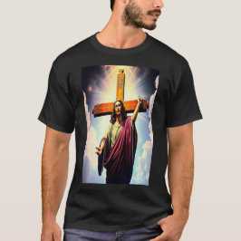 Jesus Christus und das Kreuzhemd T-Shirt