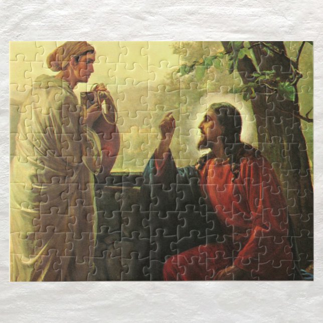 Jesus Christus und der gute Samariter am Brunnen Puzzle (Von Creator hochgeladen)