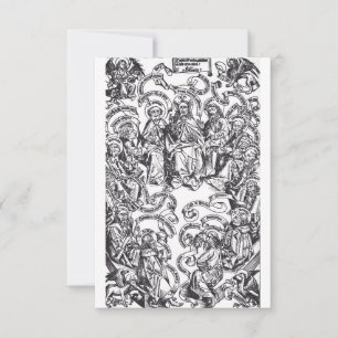 Jesus Christus und die 12 Apostel Dankeskarte