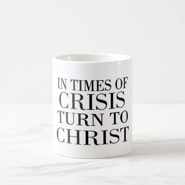 Jesus Christus und Gebet ist für Ärger Kaffeetasse (Mittel)