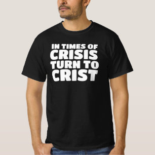 Jesus Christus und Gebet ist für Ärger T-Shirt