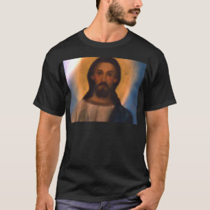Jesus Christus Vintage Handmalerei Orthodoxen Symb T-Shirt