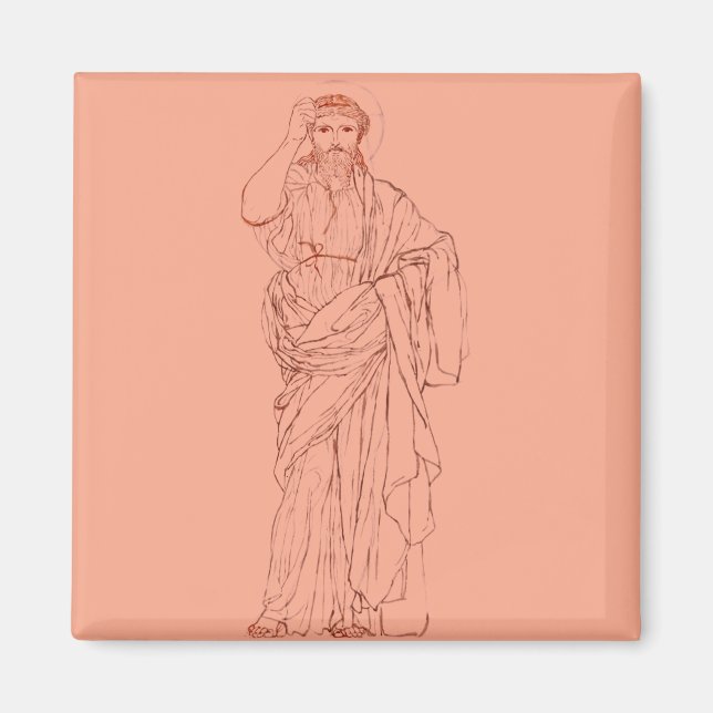 Jesus Christus von Nazareth Sohn Gottes Magnet (Vorne)