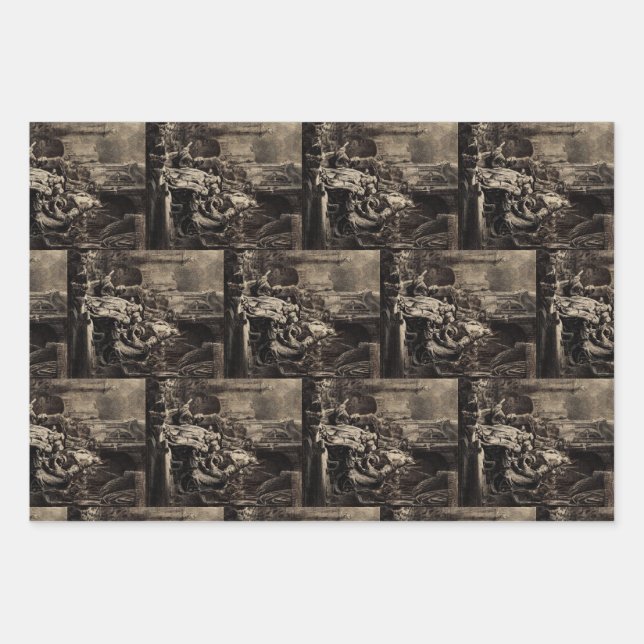 Jesus Christus vor Pilate Geschenkpapier Set (Vorderseite)