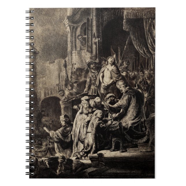 Jesus Christus vor Pilate Notizblock (Vorderseite)