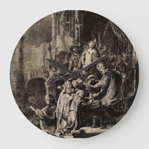 Jesus Christus vor Pilatus Große Wanduhr