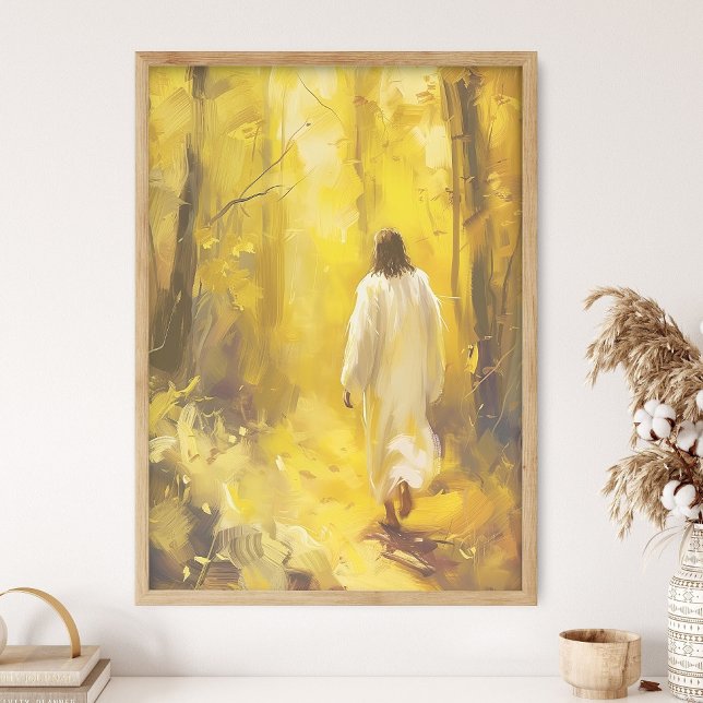 Jesus Christus Walking Art Print, großes Christus- Poster (Von Creator hochgeladen)