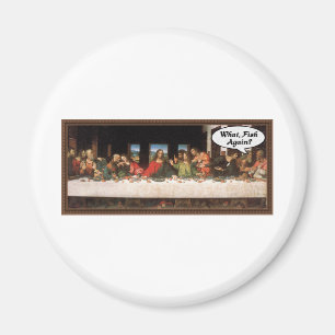 Jesus Christus Wann essen wir? - Lustiges letztes Magnet