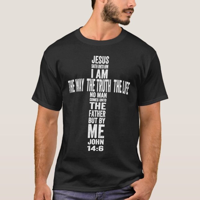 Jesus Christus, wie die Wahrheit das Leben, die Id T-Shirt (Vorderseite)