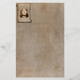 Jesus ChristusDornenkrone auf Rolle Briefpapier