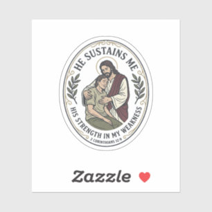 Jesus Chronische Krankheit Ermutigung T-Shirt Insp Aufkleber