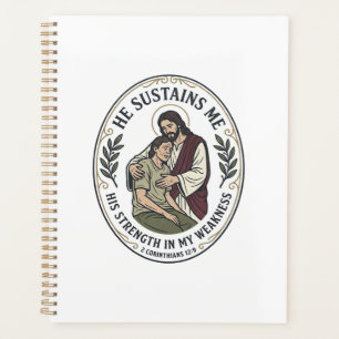 Jesus Chronische Krankheit Ermutigung T-Shirt Insp Planer