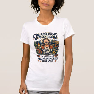 Jesus Church Camp VBS Nostalgie-Shirt Faith Based T-Shirt