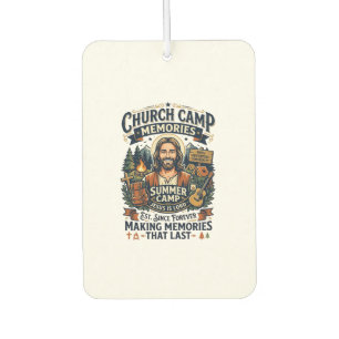 Jesus Church Camp VBS Nostalgie-Shirt Glaube basie Autolufterfrischer