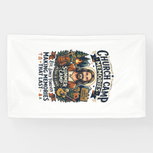 Jesus Church Camp VBS Nostalgie-Shirt Glaube basie Banner
