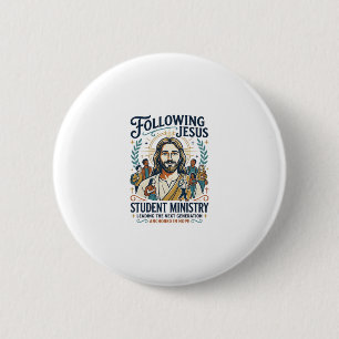 Jesus Church Merch Jugendcamp-Shirt Glaube Ba Button