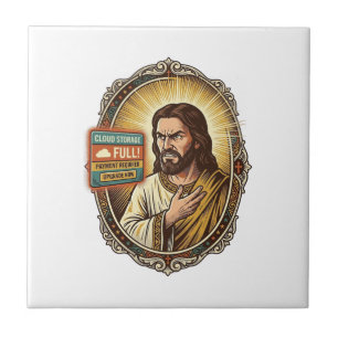 Jesus Cloud-Speicher voll Warnung Paywall Tech Hum Fliese