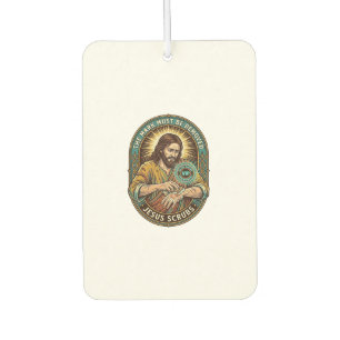 Jesus Club Handstempel wird nicht Morgenhumor abwa Autolufterfrischer