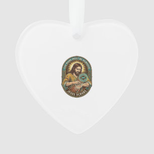 Jesus Club Handstempel wird nicht Morgenhumor abwa Ornament